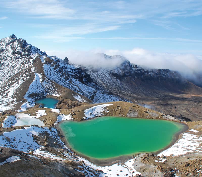 Emerald Lakes in Tongariro Crossing.