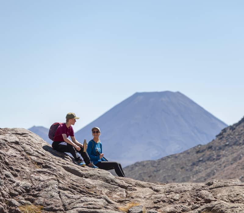 Tongariro hikers