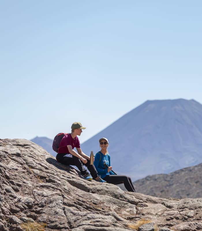 Tongariro hikers